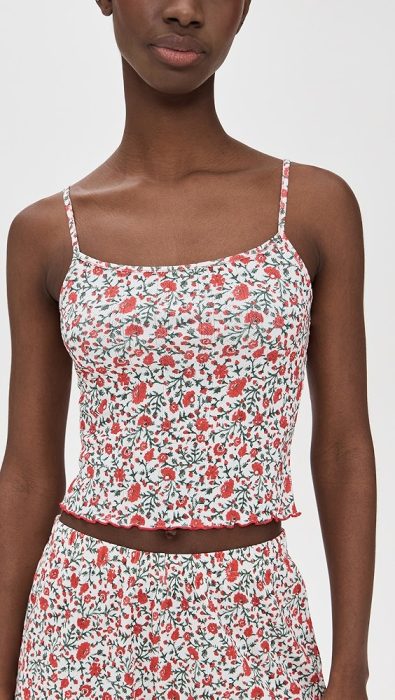 Stripe & Stare Pointelle Cami