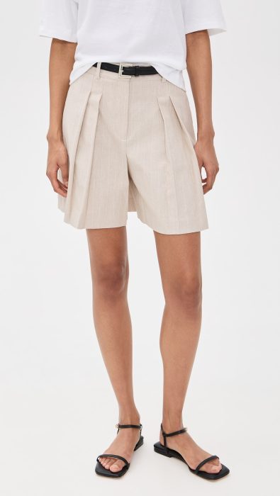 Theory Pleated Shorts