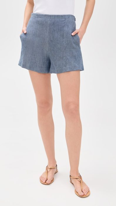 Theory Cotton Blend Shorts