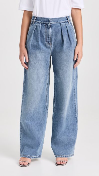 Tibi Classic Wash Stella Full Length Pants