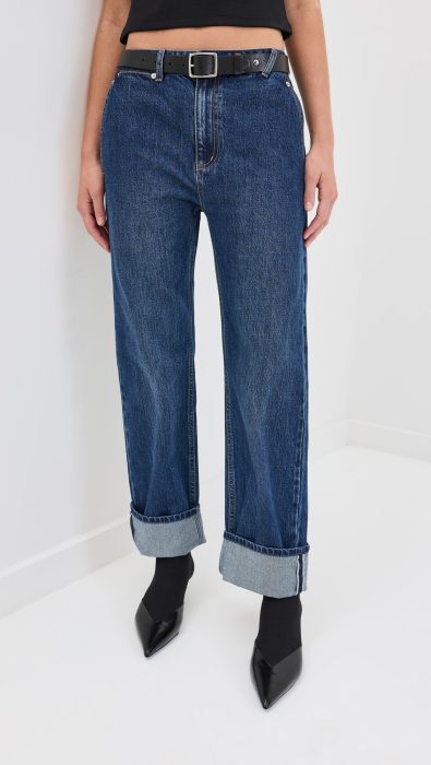 Tibi Selvage Denim Alec Slouch Jeans