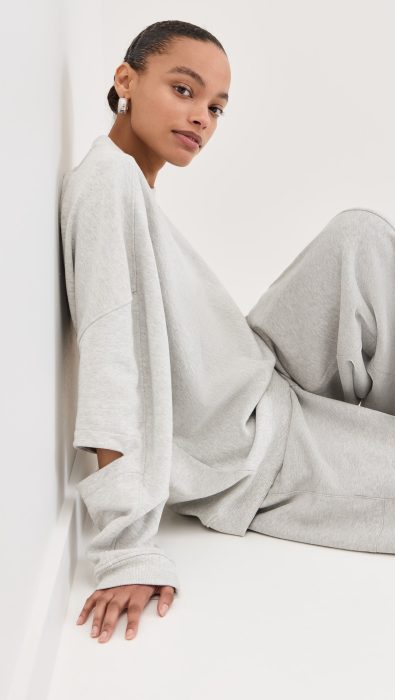 Tibi Cocoon Crewneck Sweatshirt