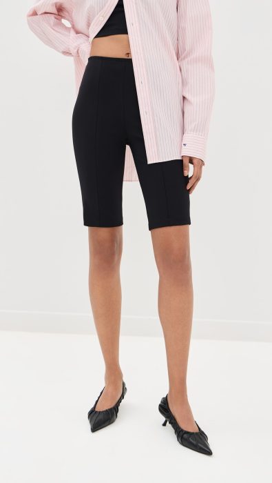 Tibi Compact Ultra Stretch Shorts