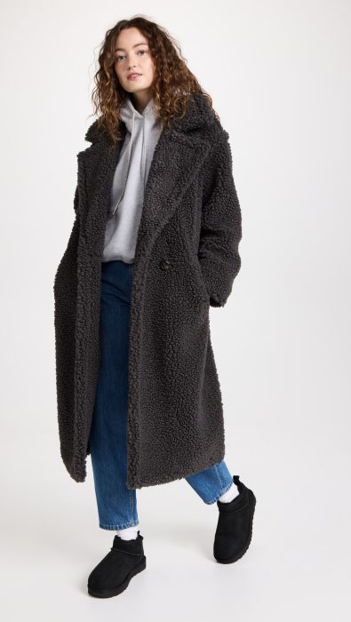 UGG Gertrude Long Teddy Coat