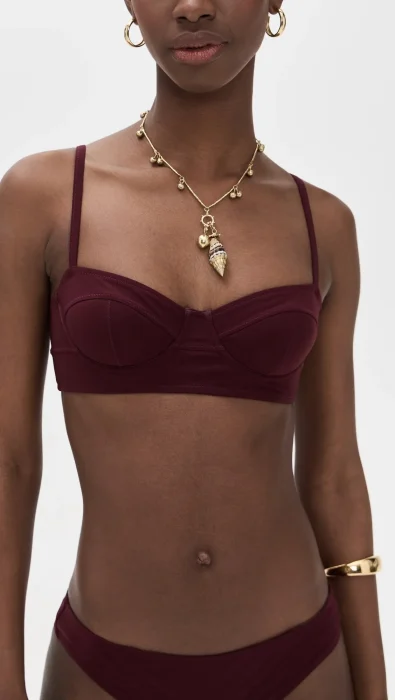 Ulla Johnson Zahara Bra Cup Bikini Top