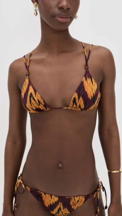 Ulla Johnson Kianna String Tringle Bikini Top