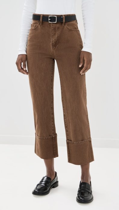 Veronica Beard Jean Dylan High Rise Straight Leg Jeans