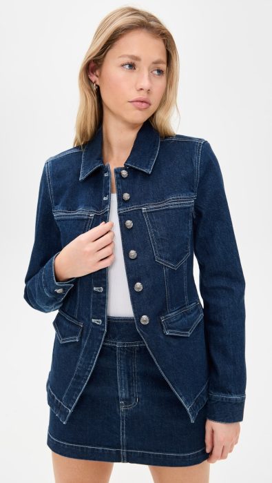 Veronica Beard Jean Alfie Jacket