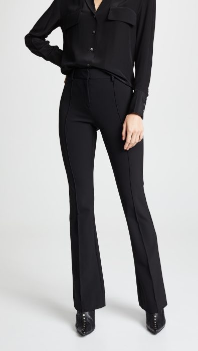 Veronica Beard Hibiscus Flare Pants