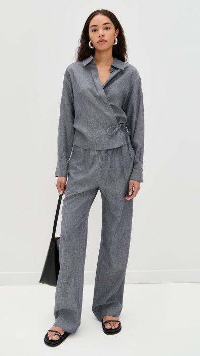 Vince Mid Rise Casual Pull On Pants