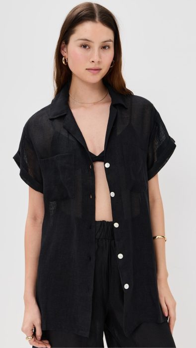Vitamin A Playa Pocket Blouse