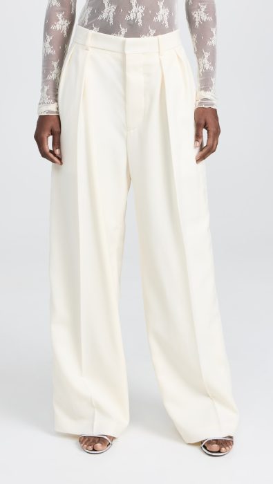 WARDROBE.NYC Low Rise Tuxedo Trouser