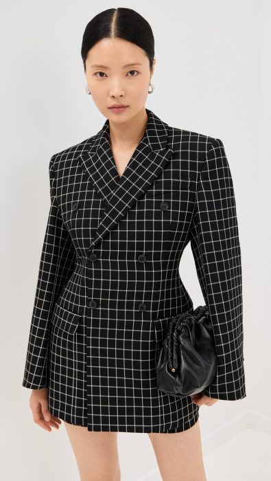 WARDROBE.NYC Double Breasted Contour Blazer