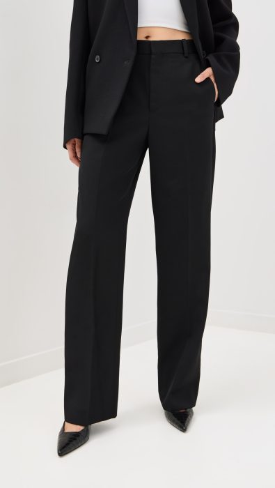 WARDROBE.NYC Straight Leg Trousers
