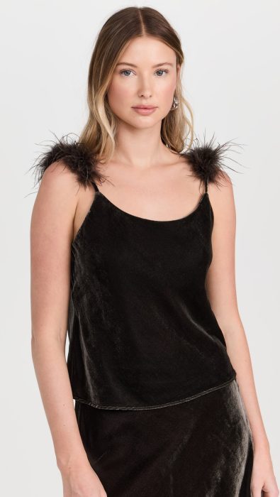 WAYF Sylvie Velvet Cami