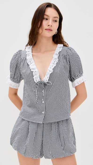 WAYF Maggie Short Sleeve Top
