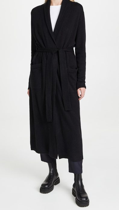 White + Warren Cashmere Long Robe