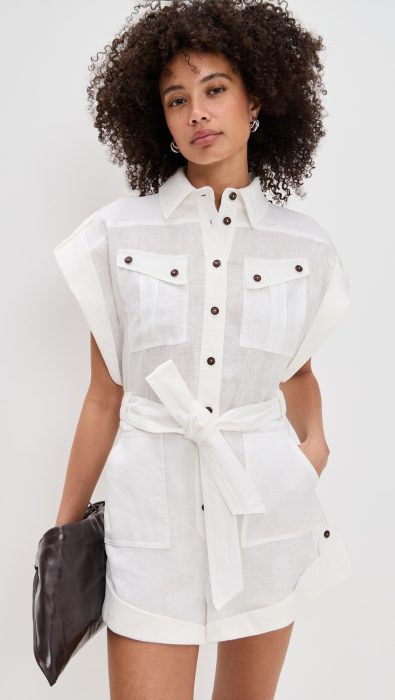 Zimmermann Rhiannon Cuffed Romper