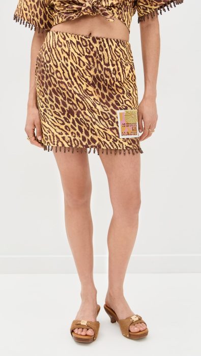 Zimmermann Coco Beaded Fringe Skirt