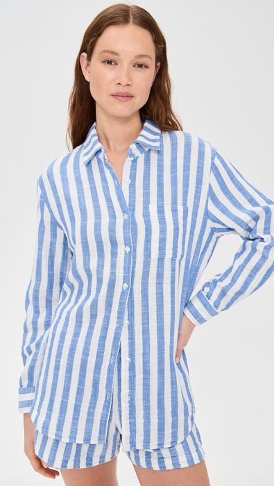 Z Supply Saturdays Stripe Shirt